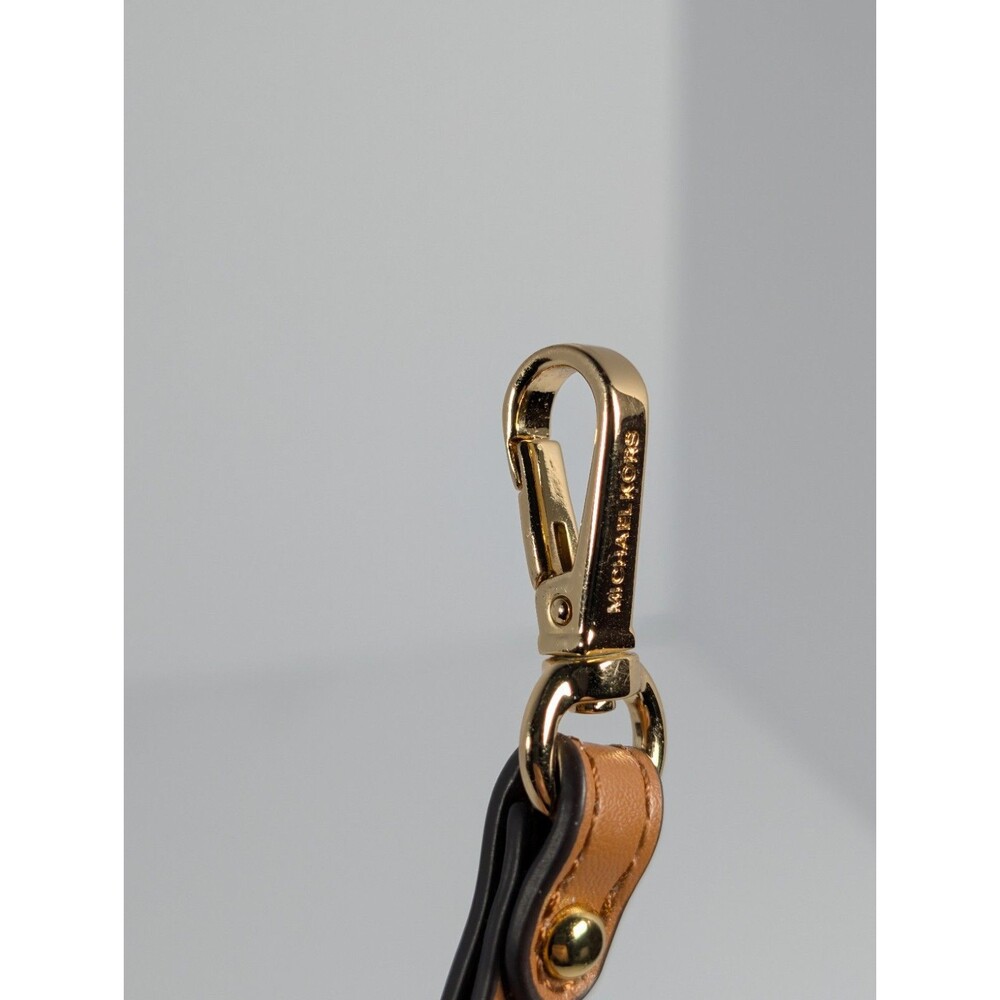 Michael Kors Tan Leather Wrist Strap Detachable Gold Hardware New Without Tags - Picture 12 of 12